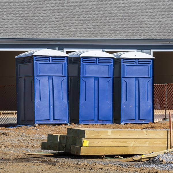 how can i report damages or issues with the porta potties during my rental period in Sands